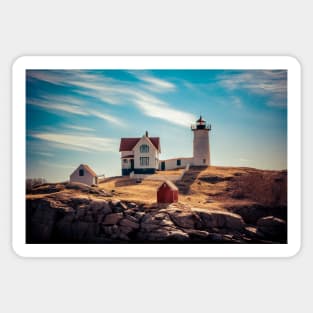 Cape Neddick Nubble Lighthouse Sticker